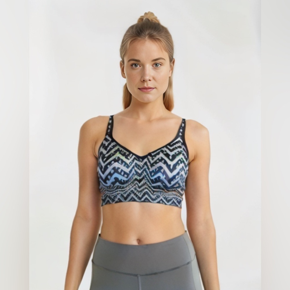 PINK by Victoria’s Secret Athletic Geometric Yoga Push Up Bra